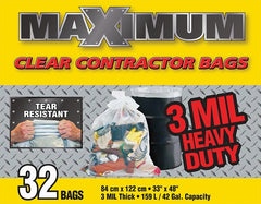 34832 BAG GRBGE CNTCR33X48 CLR