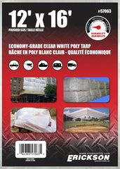 57063 12' X 16' CLEAR WHITE TA