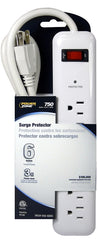 CORD SURGE WHT 6OUT 750J 3FT