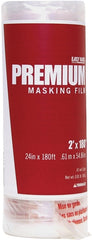 Trimaco 42480 Masking Film, 180 ft L, 24 in W, 1/2 mil Thick, Plastic Backing