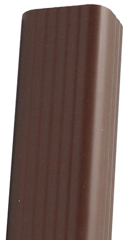 Euramax M1593 Roofing Gutter, 10 ft L, 3 in W, Steel