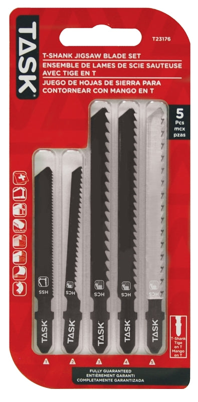 T23176 5 PIECE 2/PK JIG SAW BL