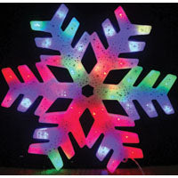 ORNAMENT 23IN SNOWFLAK BLU/WHT
