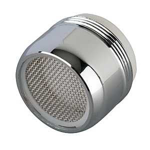 Moen M-Line Series M3552 Faucet Aerator, 5/16 x 55/64 in Male x Female, Brass, Chrome Plated, 2.2 gpm