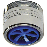 Danco 10486 Laminar Water Saving Faucet Aerator, 15/16-27 x 55/64-27 Male x Female Thread, Brass, Chrome Plated, 1.5 gpm