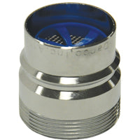 Danco 10507 Dishwasher Aerator Adapter, 15/16 x 55/64 in, Male x Female Thread, Brass, Chrome-Plated