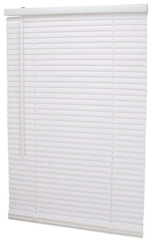 Simple Spaces PVCMB-2A Blind, 64 in L, 25 in W, Vinyl, White