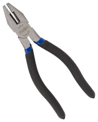Vulcan PC918-11 Linesman Pliers, 7 in OAL, 1.2 mm Cutting Capacity, 1-1/4 in Jaw Opening, Black/Blue Handle, 1 in W Jaw