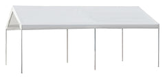 10X20 PORTABLE CARPORT WHITE