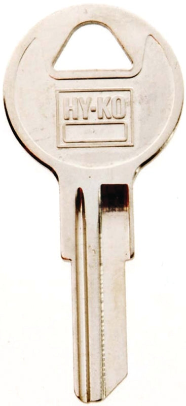 Hy-Ko 11010IN8 Key Blank, Brass, Nickel, For: ILCO Cabinet, House Locks and Padlocks, IN8 Key Number