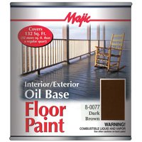 DARK BROWN IN/EX OIL BS FLR QT