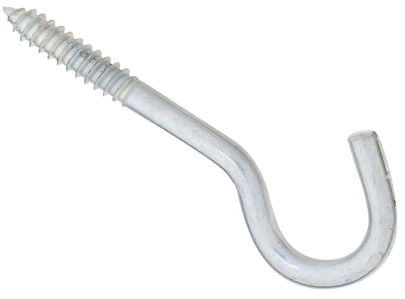 National Hardware 2156BC Series N220-871 Screw Hook, 5/16 in Opening, 4-1/2 in L, Steel, Zinc