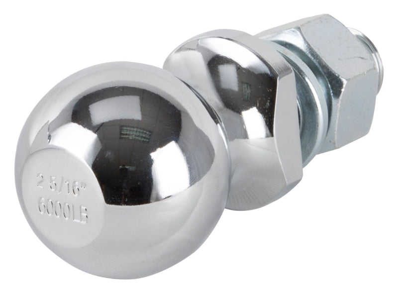 Vulcan HBB11 Hitch Ball, 2-5/16 in Dia Ball, 1 in Dia Shank, 6,000 lb Gross Towing