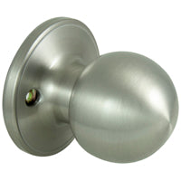 ProSource T3P40V-PS Dummy Knob, T3 Design, 1-3/8 to 1-3/4 in Thick Door, Stainless Steel, 65.7 mm Rose/Base