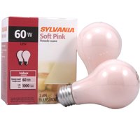 10576 60WA19 SOFT PINK BULB