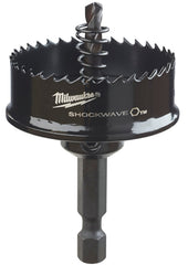 Milwaukee 49-56-9835 Hole Saw, 1-1/2 in Dia, 1/2 in D Cutting, 1/4 in Arbor, 8 TPI, HSS Cutting Edge