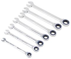 7PC METRIC RATCHET WRENCH SET