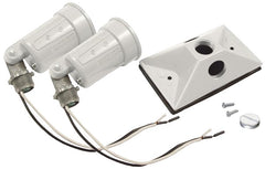 5621-6 WHT 2LT LMPHLDR/COVER