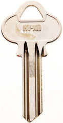 Hy-Ko 11010L1 Key Blank, Brass, Nickel, For: Lockwood Cabinet, House Locks and Padlocks, L1 Key Number