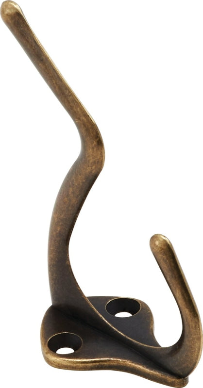 N830-160 HOOK COAT/HAT ANT BRS