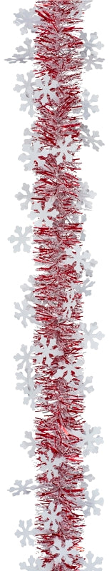 Holidaytrims 3686024 Garland, 15 ft L, Red/White