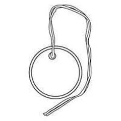 KB145-250 PAPER KEYTAG/STRING