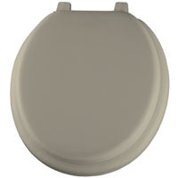 SOFT TOILET SEAT BONE RND DLX
