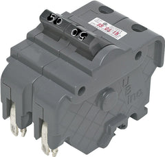 Federal Pacific UBIF250N Circuit Breaker, Type NA, 50 A, 2-Pole, 120/240 V, Standard Trip, Plug, Gray