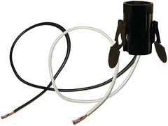 LA840 BLACK SOCKET CANDELABRA