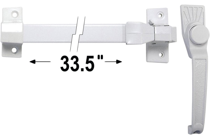 SK4390W WHITE LATCH EXIT BAR