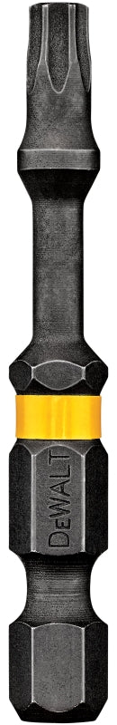 Impact Ready DWA2TX20IRB Power Single End FlexTorq Screwdriver Bit, T20, Torx, 1/4 in Hex Shank, 2 in L