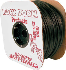 Make-2-Fit P7580 Screen Retainer Spline, 0.175 in D, 500 ft L, Vinyl, Black, Round