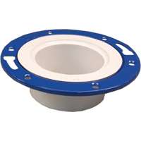 TOILET FLANGE PVC 4X4 ADJ