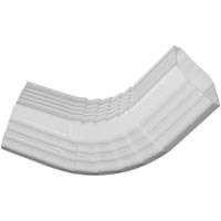 2X3 WHITE DOWNSPOUT ELBOW
