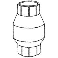4" PVC CHECK VALVE