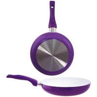 9.5IN CERAMIC CO FRYPAN PURPLE