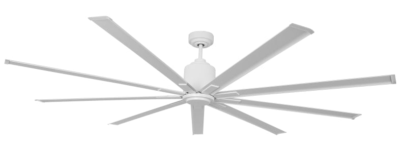 Big Air ICF96WLWH Ceiling Fan, 110 V, 6-Speed, 13,000 cfm Air, White