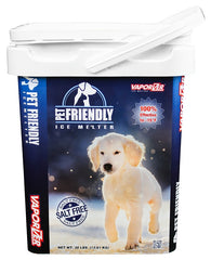 Vaporizer VP-PS30PA Pet Safe Ice Melter, Crystalline Crystal, Solid, White, 30 lb, Pail