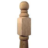 DECK POST 4X4X48IN TRN W/BALL