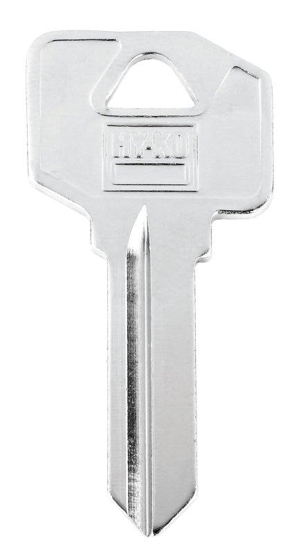 Hy-Ko 11010EZ2 Key Blank, Brass, Nickel, For: LSDA Cabinet, House Locks and Padlocks, EZ2 Key Number