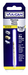BIT DRILL TIITANIUM 3/32IN