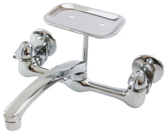 LAUNDRY FAUCET/SOAP DISH 8IN