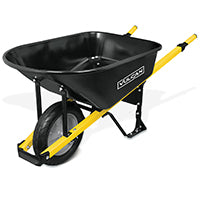 6CUFT WHEELBARROW FLAT FREE