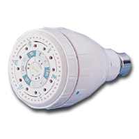 WHT FIXED SHOWERHEAD 6SETTING