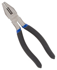 Vulcan PC918-21 Linesman Pliers, 8 in OAL, 1.2 mm Cutting Capacity, 1-1/2 in Jaw Opening, Black/Blue Handle