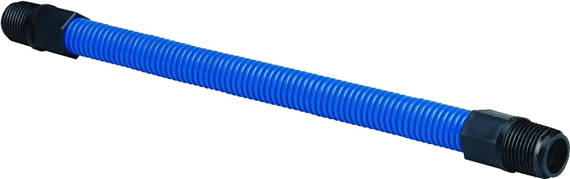 Orbit 37320 Multi-Flex Riser, 1/2 in Connection, 12 in L, MNPT, Polyethylene, Blue