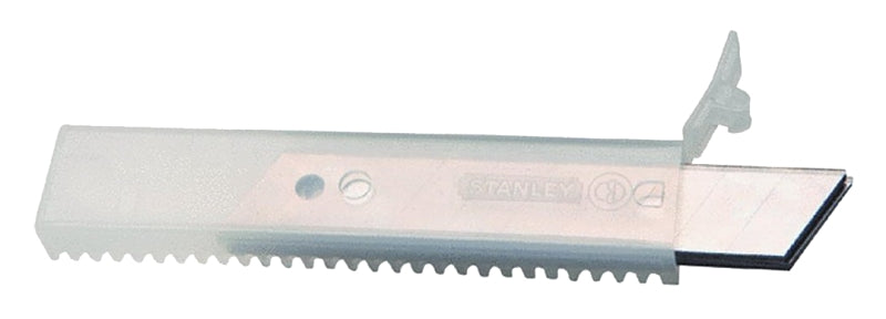 STANLEY 11-718T Blade, 18 mm, 4-1/4 in L, Carbon Steel, 8-Point
