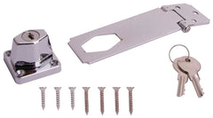 HASP SAFETY KYD 4-1/2 CHROME