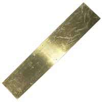 8X34 ALUM KICK PLATE BRI BRASS