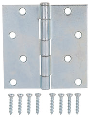 HINGE UTILITY STEEL 4X4IN ZN